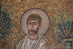 Apostle Holding a Crown, Arian Baptistery, Ravenna, Detail