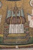 Jeweled Throne, Arian Baptistery, Ravenna, Detail