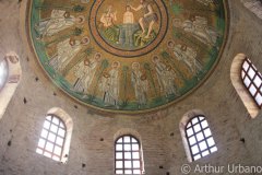 Dome and Interior Wall, Arian Baptistery, Ravenna