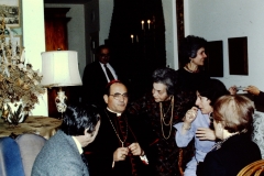 Florence Wolsky at Cardinal Caprio Reception