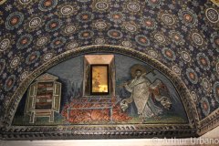 Mosaic of St Lawrence or St Vincent with a Grill and Gospels, Mausoleum of Galla Placidia, Ravenna