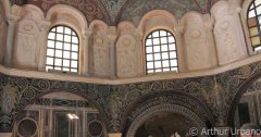 View of Lower Section of the Orthodox Baptistery, Ravenna