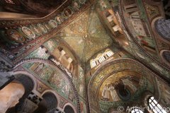 North Wall and Vault of Sanctuary, San Vitale, Ravenna
