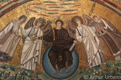 Christ Flanked by Angels, St. Vitalis, and Bishop Ecclesius, San Vitale, Ravenna