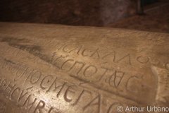 Greek Inscription on Sarcophagus, San Vitale, Ravenna
