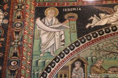 Mosaics of North Wall of Sanctuary, San Vitale, Ravenna, Detail