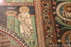 Mosaics of South Wall of Sanctuary, San Vitale, Ravenna, Detail