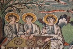 Mosaic of Abraham, San Vitale, Ravenna, Detail