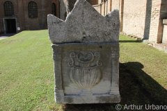 Sarcophagus Outside of San Vitale, Ravenna