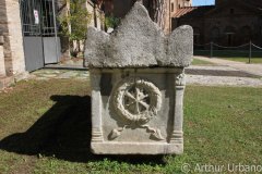 Sarcophagus Outside of San Vitale, Ravenna