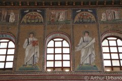 Jesus Predicts Peter's Denial/ Peter's Denial/ Judas's Repentance/ Clerestory Register Male Figures, Sant'Apollinare Nuovo, Ravenna
