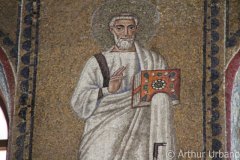 Clerestory Register Male Figure with Codex , Sant'Apollinare Nuovo, Ravenna