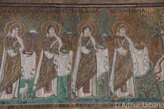 Procession of Female Martyrs and Saints, Sant'Apollinare Nuovo, Ravenna