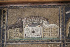 Detail of the Last Supper, Sant'Apollinare Nuovo, Ravenna