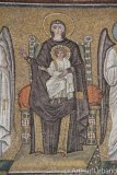 Virgin and Child Enthroned, Sant'Apollinare Nuovo, Ravenna, Detail