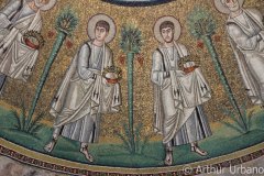 Apostles in Procession with Crowns, Arian Baptistery, Ravenna