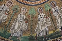 Apostles in Procession with Crowns, Arian Baptistery, Ravenna