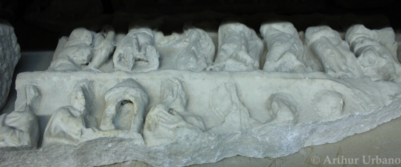 Warehouse-Arles-Marble Sarcophagus Fragment, double register-1