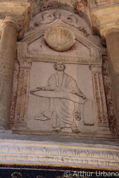 Stucco Relief Sculpture of a Prophet, Orthodox Baptistery, Ravenna