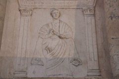 Stucco Relief Sculpture of a Prophet, Orthodox Baptistery, Ravenna