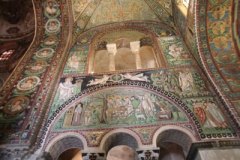 Mosaics of North Wall of Sanctuary and Vault, San Vitale, Ravenna