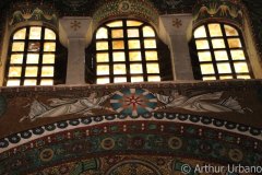 Angels and Christogram, San Vitale, Ravenna