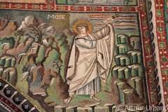 Mosaics of North Wall of Sanctuary, San Vitale, Ravenna, Detail