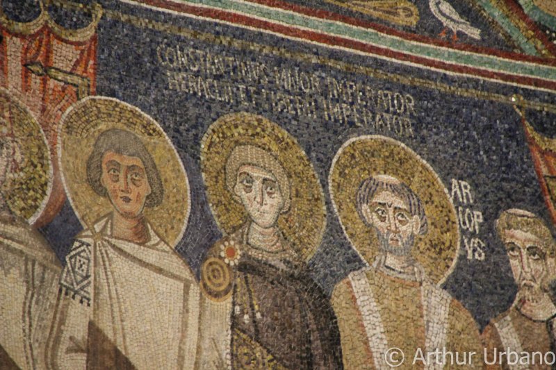 Mosaic of Emperors and Bishops, Sant'Apollinare in Classe, Ravenna