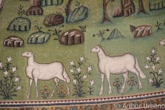 Transfiguration, Sant'Apollinare in Classe, Ravenna, Detail