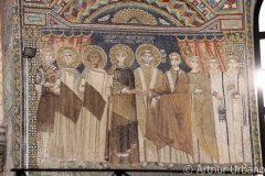 Mosaic of Emperors and Bishops, Sant'Apollinare in Classe, Ravenna
