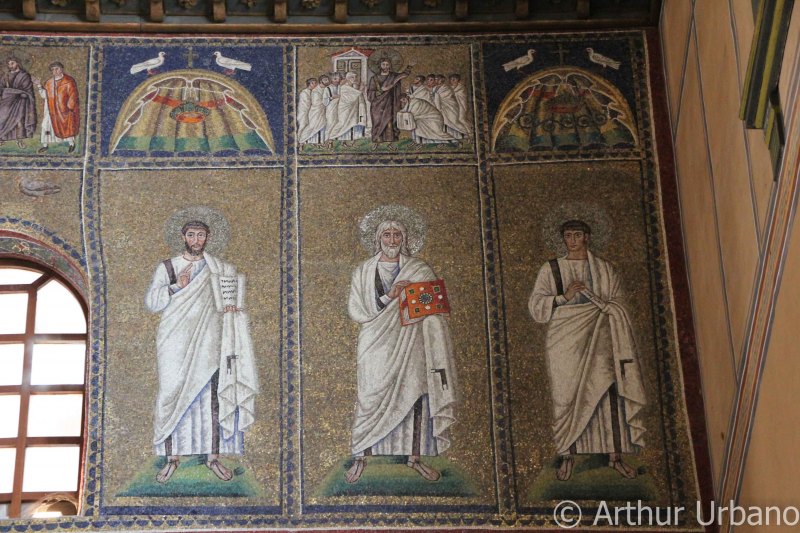 Christ with Thomas and Apostles/Clerestory Male Figures, Sant'Apollinare Nuovo, Ravenna