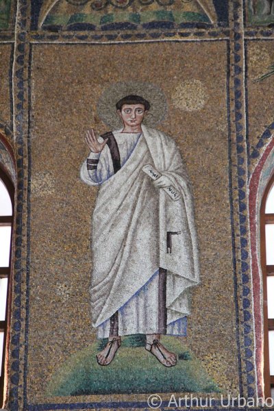 Clerestory Register Male Figure with Scroll, Sant'Apollinare Nuovo, Ravenna