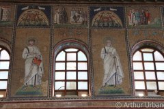 Jesus before Pontius Pilate/ Jesus Being Led to the Crucifixion/ Clerestory Register Male Figures, Sant'Apollinare Nuovo, Ravenna