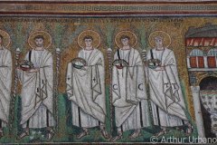 Procession of Male Martyrs and Saints, Sant'Apollinare Nuovo, Ravenna