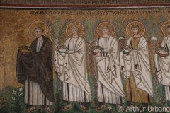 Procession of Male Martyrs and Saints, Sant'Apollinare Nuovo, Ravenna